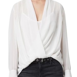 AllSaints Adrianna Faux Wrap